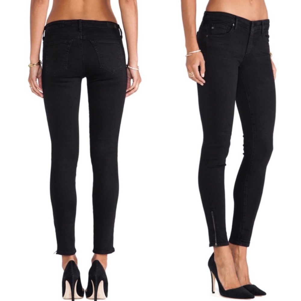 Adriano Goldsmith Zip Up Legging‎ Ankle 
Jeans Size 28R